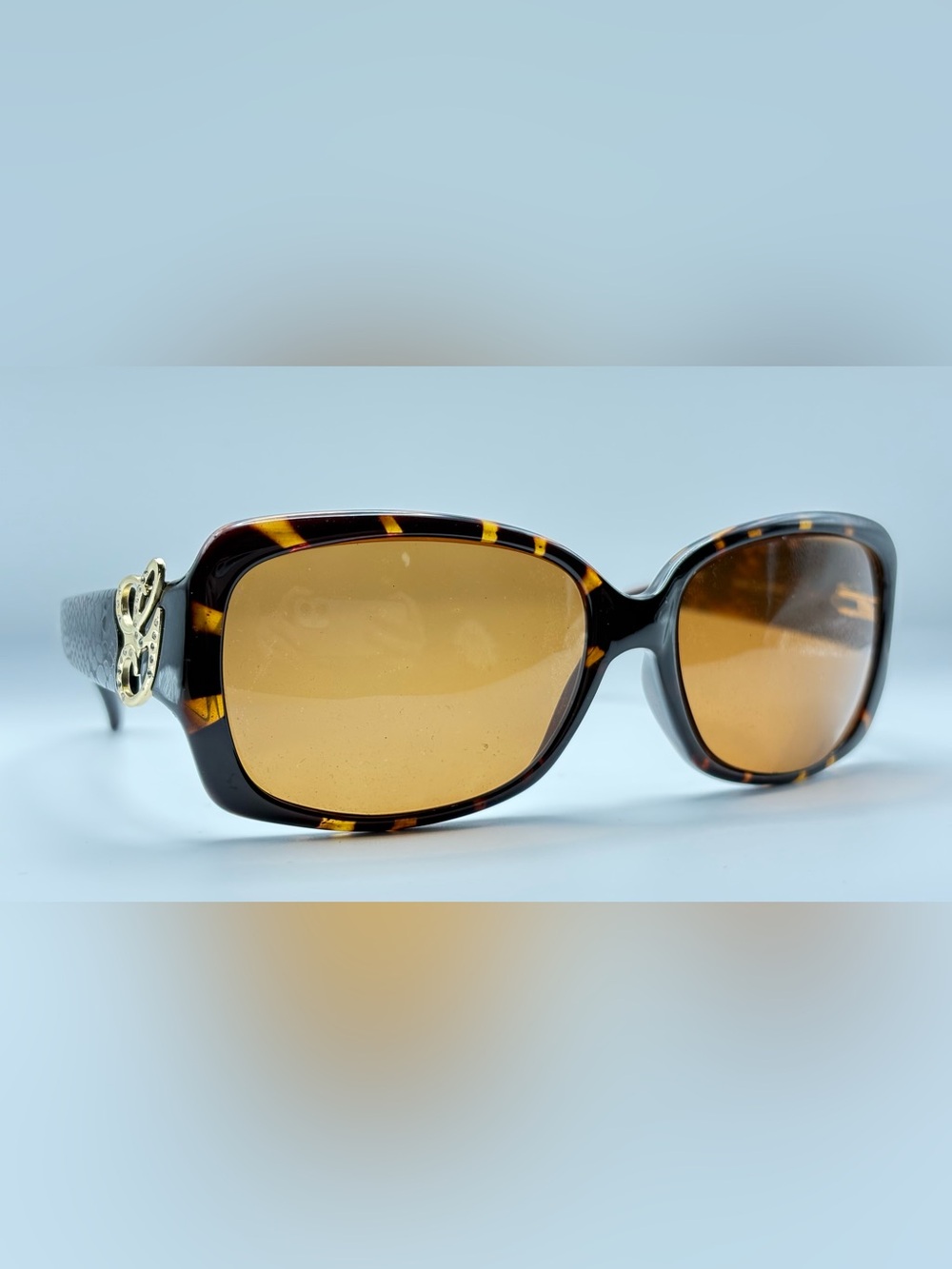 Guess Tortoise Oval Sunglasses Frames Only